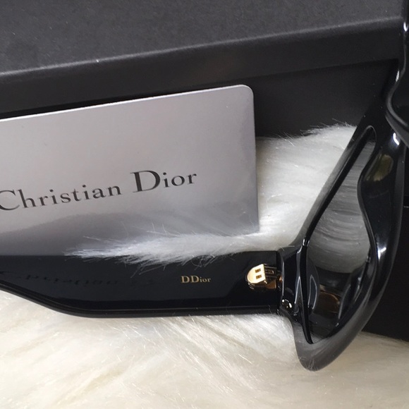 Dior NWT 54mm black sunglasses - Picture 9 of 10